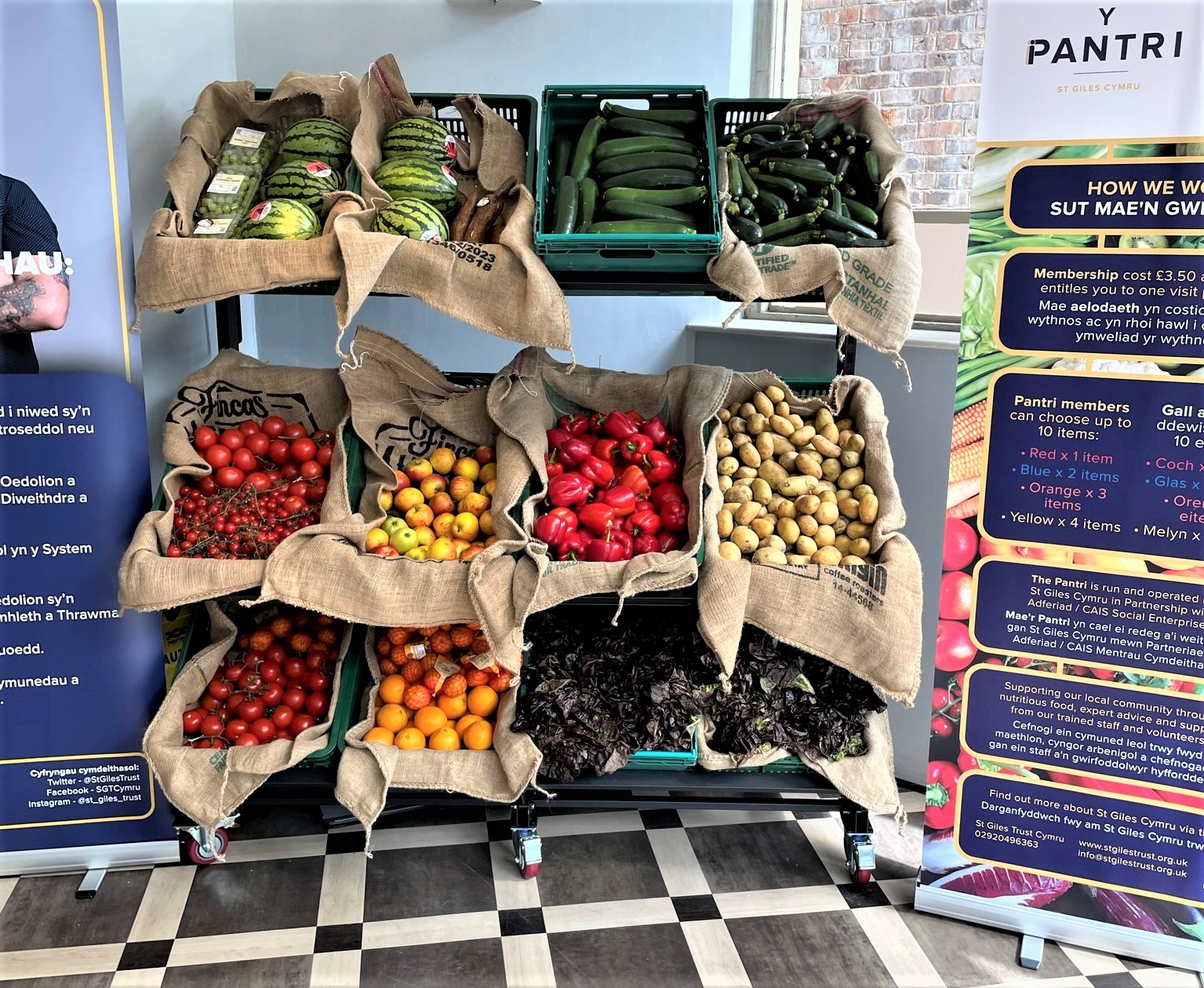 Social supermarket officially launches in Colwyn Bay