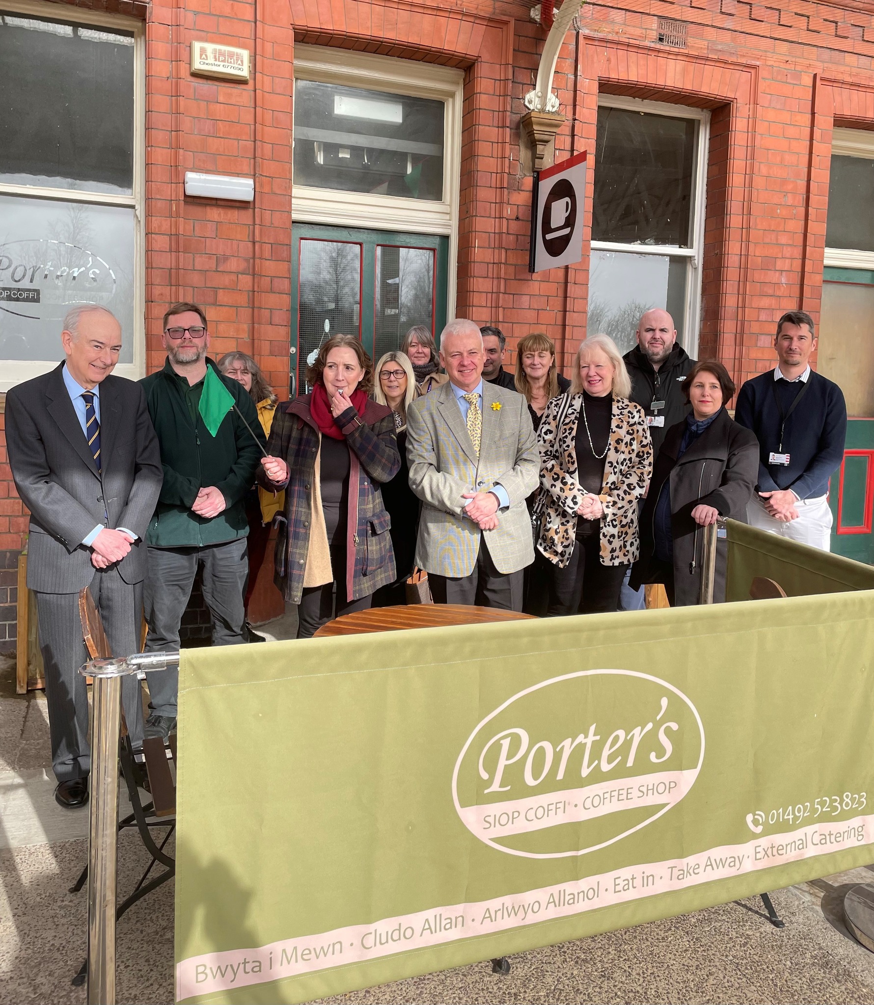 CAIS Social Enterprise & Adferiad open Porter’s Social Café in Llandudno